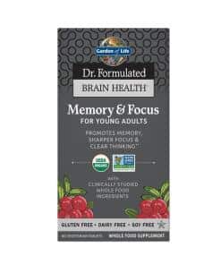 Garden of Life - Dr. Formulated Memory & Focus for Young Adults - 60 vegetarian tabs