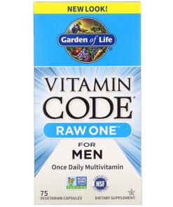 Garden of Life - Vitamin Code RAW ONE for Men - 75 vcaps