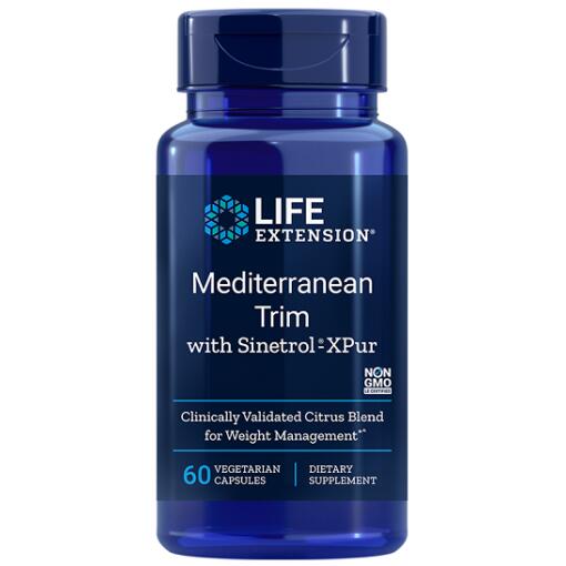 Life Extension - Mediterranean Trim with Sinetrol-XPur - 60 vcaps