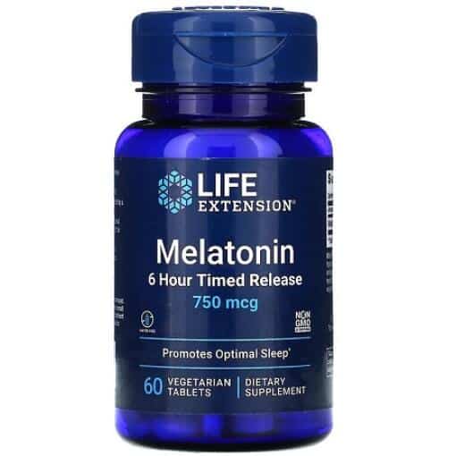 Life Extension - Melatonin 6 Hour Timed Release