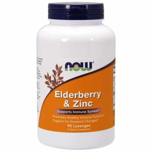 NOW Foods - Elderberry & Zinc - 90 lozenges