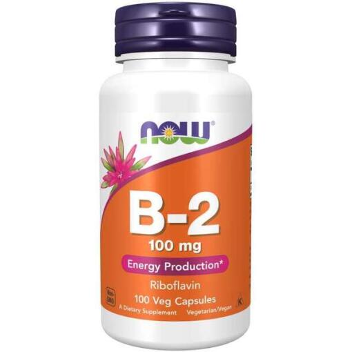 NOW Foods - Vitamin B-2 Riboflavin