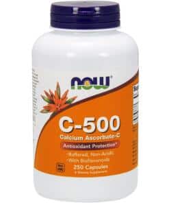 NOW Foods - Vitamin C-500 Calcium Ascorbate-C - 250 caps