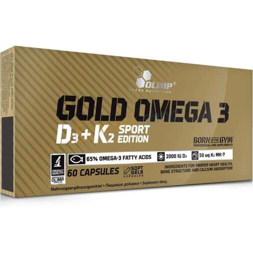 Olimp Nutrition - Gold Omega 3 D3 + K2 Sport Edition - 60 caps