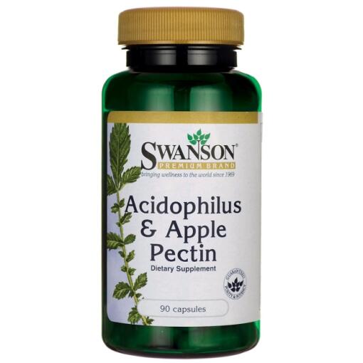 Swanson - Acidophilus & Apple Pectin - 90 caps