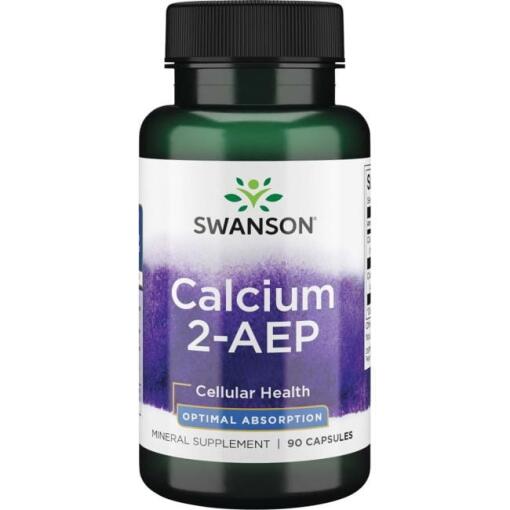 Swanson - Calcium 2-AEP - 90 caps