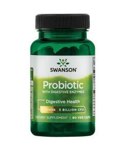 Swanson - Probiotic with Digestive Enzymes - 60 vcaps