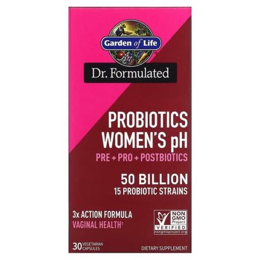 Garden of Life - Dr. Formulated Probiotics Women's pH - 30 vcaps