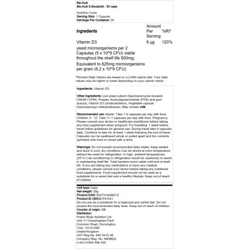 Bio-Kult - Bio-Kult S. Boulardii - 30 Kapseln – Bild 2