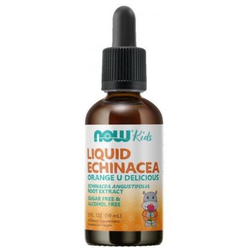 NOW Foods - Echinacea-Flüssigkeit für Kinder, Orangengeschmack - 59 ml
