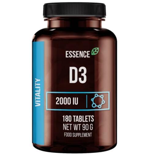 Essence Nutrition - D3 2000 IE - 180 Tabletten