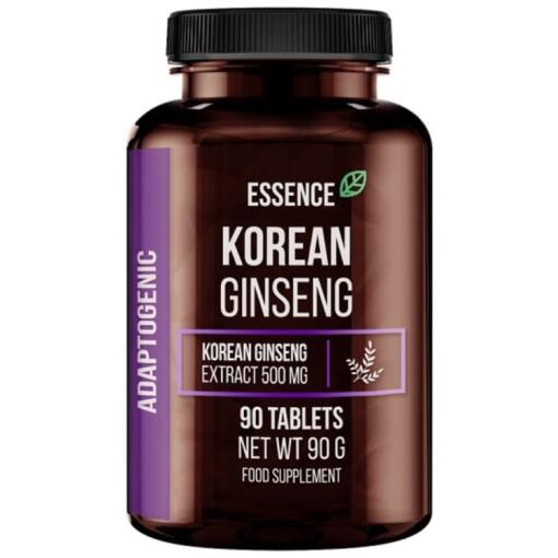 Essence Nutrition - Koreanischer Ginseng, 500 mg - 90 Tabletten