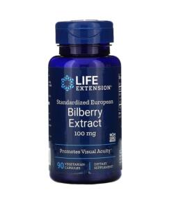 Life Extension - Standardisierter europäischer Blaubeerextrakt, 100mg - 90 Kapseln