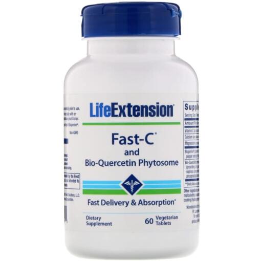 Life Extension - Schnell-C und Bio-Quercetin-Phytosom - 60 vegetarische Tabletten