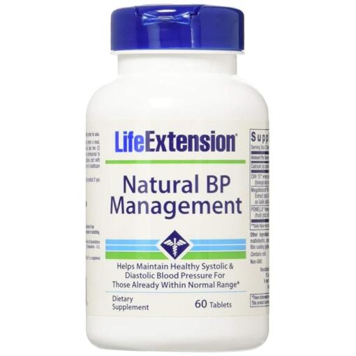 Life Extension - Optimales Blutdruck-Management - 60 vegetarische Tabletten
