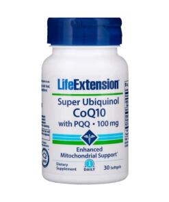 Life Extension - Super Ubiquinol CoQ10 mit PQQ, 100 mg - 30 Weichkapseln