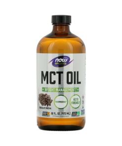 NOW Foods - MCT-Öl, Schoko-Mokka-Geschmack - 473 ml