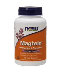 NOW Foods - Magtein Magnesium-L-Threonat - 90 vegane Kapseln