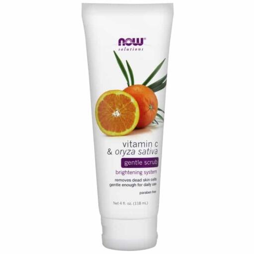 NOW Foods - Vitamin C & Oryza Sativa Sanftes Peeling - 118 ml