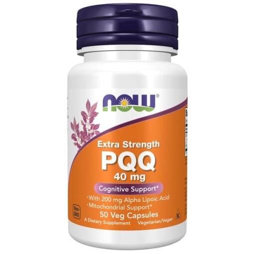 NOW Foods - PQQ Extra Stärke, 40 mg - 50 Kapseln