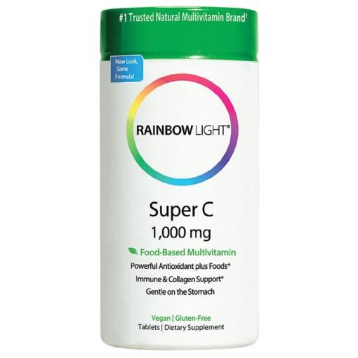 Rainbow Light - Super C, 1000 mg - 60 Tabletten
