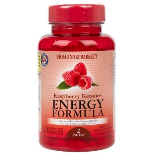 Holland & Barrett - Himbeerketone Energieformel - 120 Kapseln
