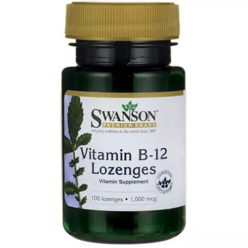 Swanson - Vitamin B12, 1000 mcg - 100 Lutschtabletten – Bild 2