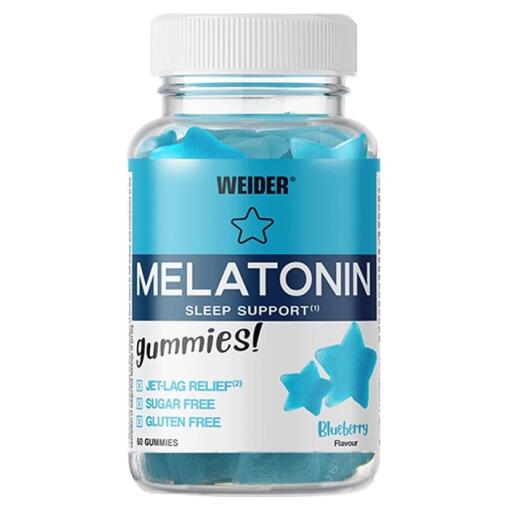 Weider - Melatonin, Blåbær - 60 gummier