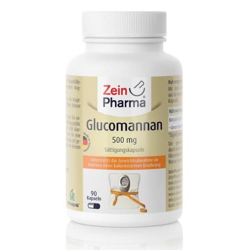 Zein Pharma - Glucomannan, 500 mg - 90 Kapseln