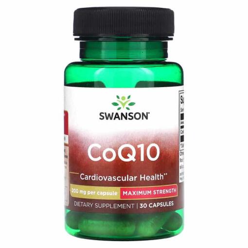 Swanson CoQ10 - Maksimal styrke 200 mg, 30 kapsler