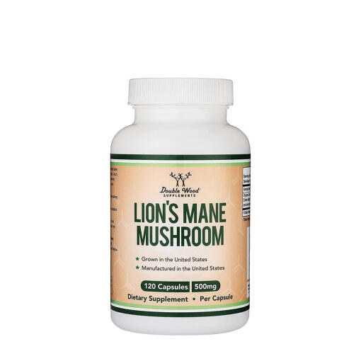 Double Wood Supplements Lion's Mane Mushroom  (120 Capsules)