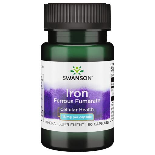 SWANSON Fumaran ¿elaza 18mg 60caps