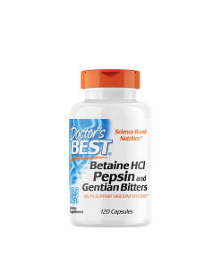 Betaine HCl Pepsin & Gentian Bitters - 120 caps