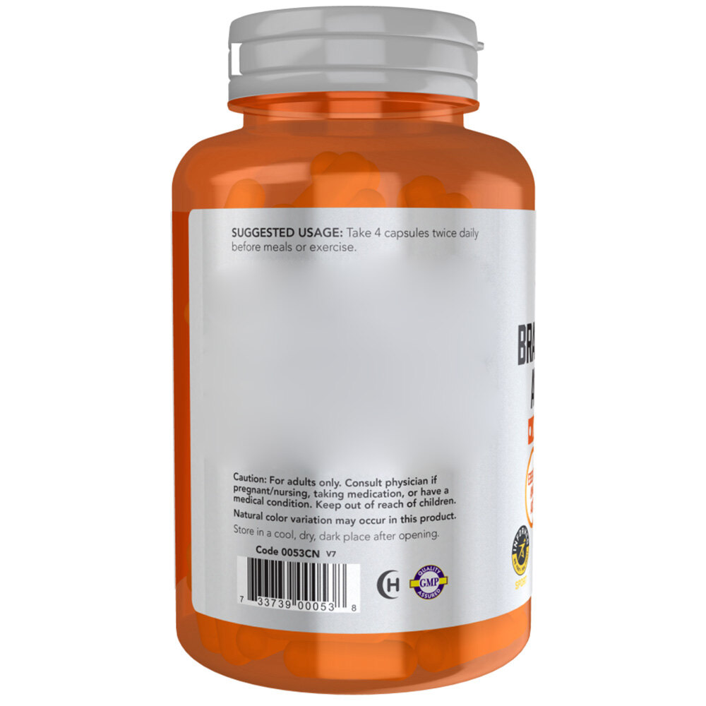 NOW Foods - BCAA - Verzweigtkettige Aminosäuren - 120 Kapseln für optimale Muskelregeneration und Leistungssteigerung – Bild 10