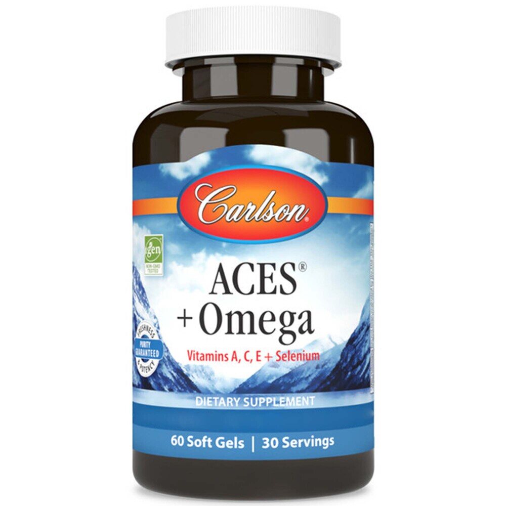 Carlson Labs ACES + Omega 60 softgels