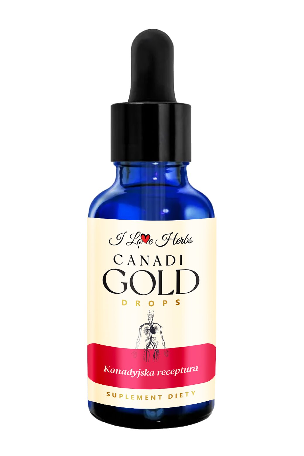 I LOVE HERRBS - CANADI Gold Drops KANADYJSKA RECEPTURA (100 ml)
