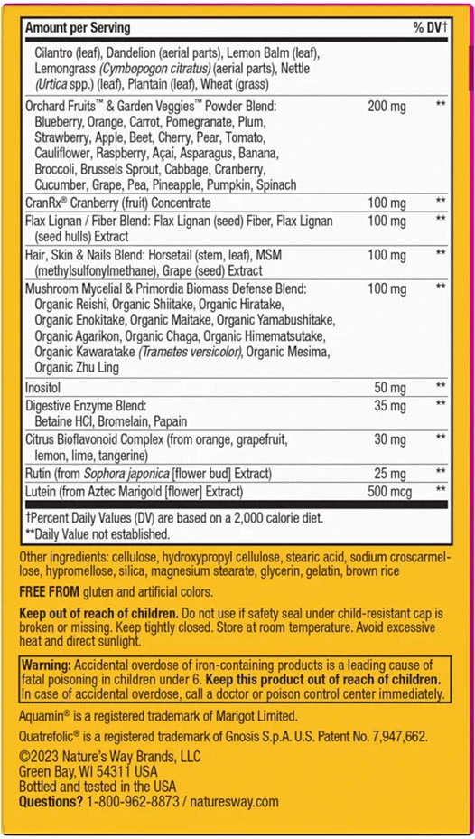 Nature's Way - Alive!® Max3 Potenz Frauenmultivitamin (90 Tabletten) – Bild 3