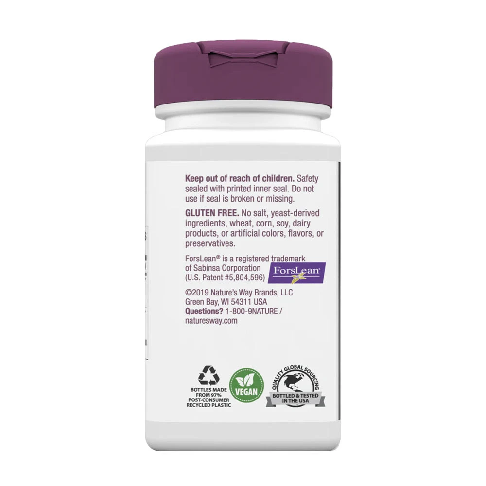 Natures Way - Forskohlii (60 Kapseln) – Bild 3