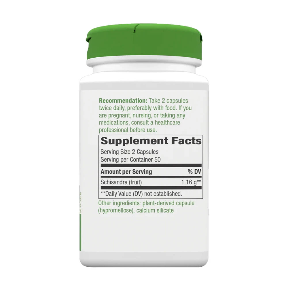 Natures Way - Schisandrafrucht (100 Kapseln) – Bild 2