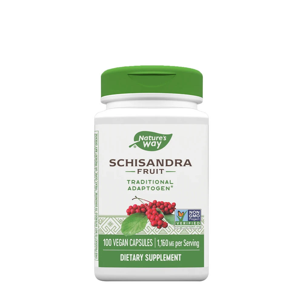 Natures Way Schisandra Fruit (100 Capsules)