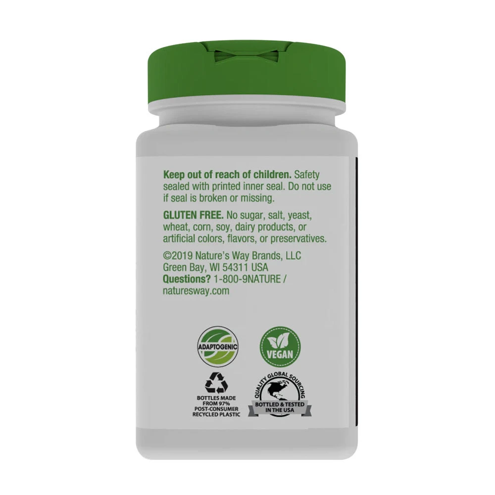 Natures Way - Sibirischer Eleuthero (100 Kapseln) – Bild 3