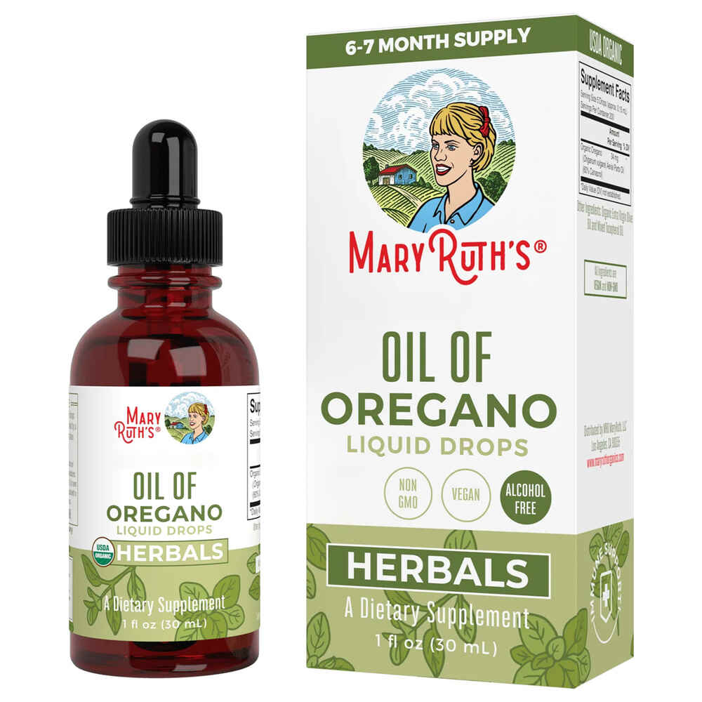 MaryRuth Organics - Ökologisches Oreganoöl in flüssigen Tropfen - 30 ml – Bild 2