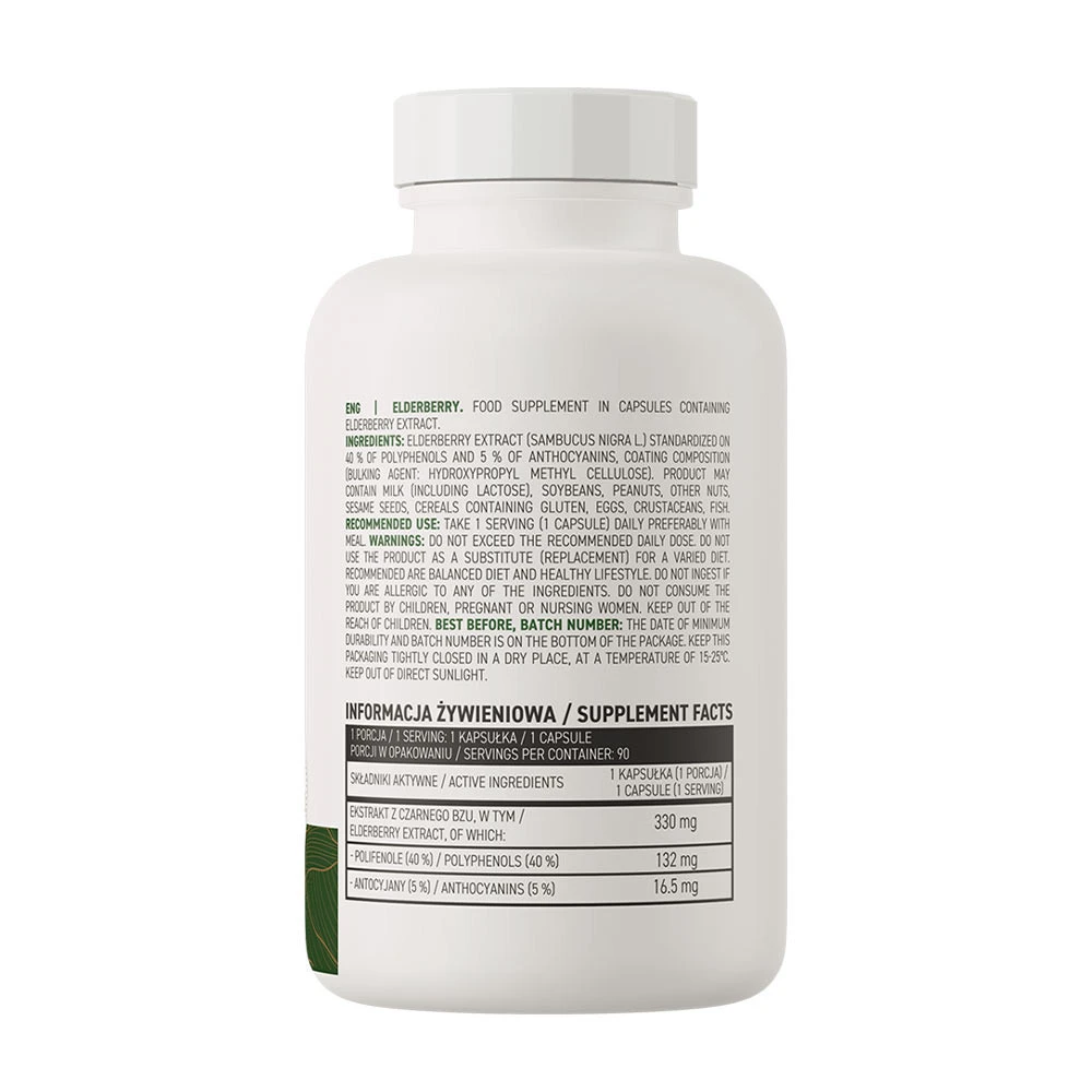 OstroVit - Holunder VEGE (90 Kapseln) – Bild 2