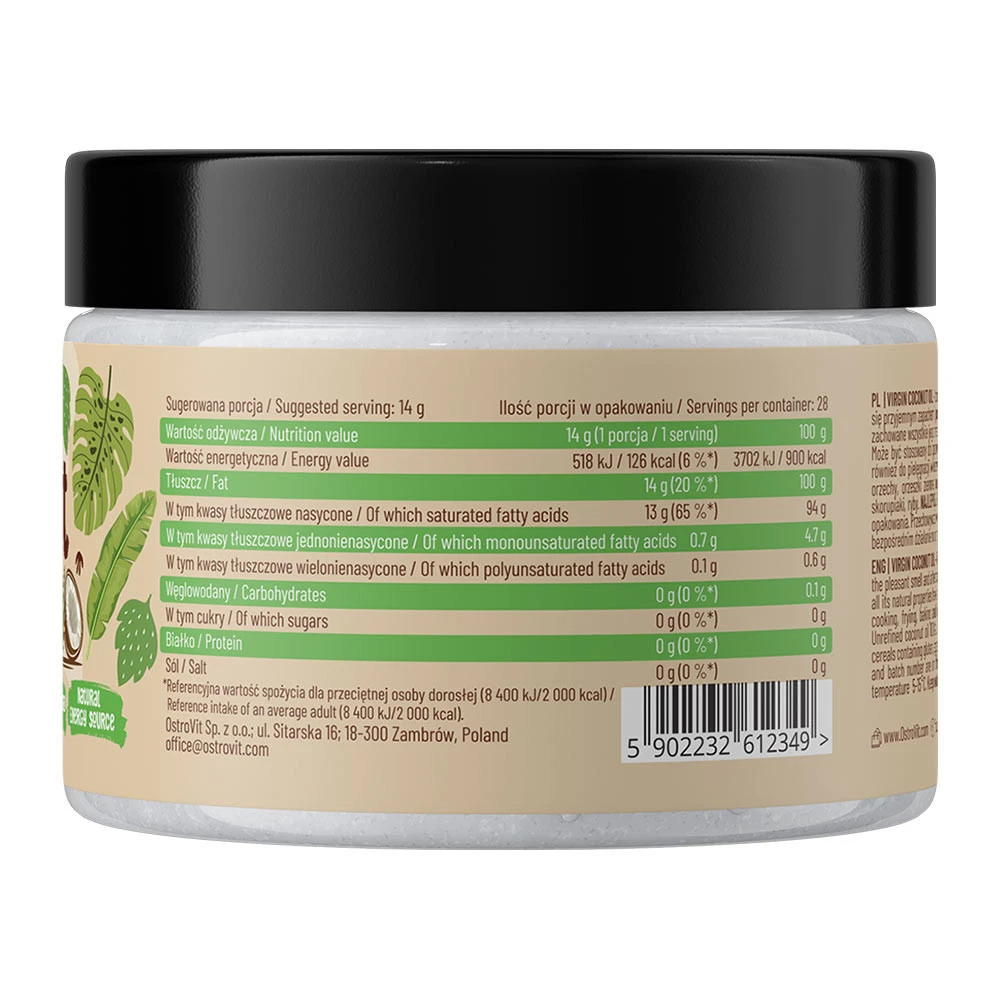 OstroVit - Extra natives Kokosöl (400 g) – Bild 2