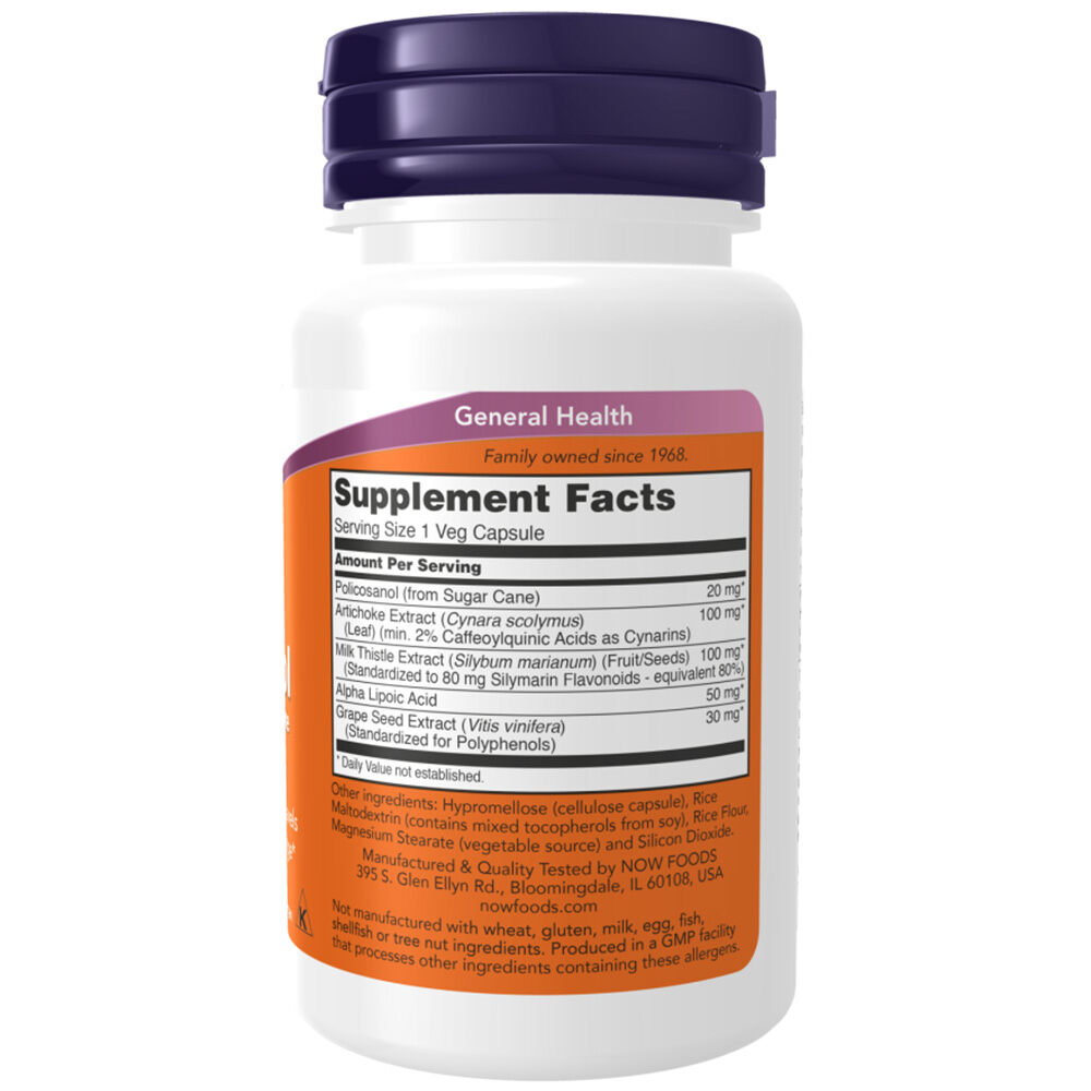 NOW Foods - Policosanol, 20 mg - 90 vegetarische Kapseln – Bild 5