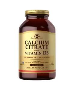SOLGAR Calcium Citrate with Vitamin D3 (240 tabs)