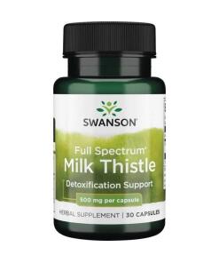 SWANSON FS Milk Thistle 500mg 30 kaps