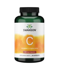 SWANSON Witamina C1000 + dzika ró¿a 90 kaps