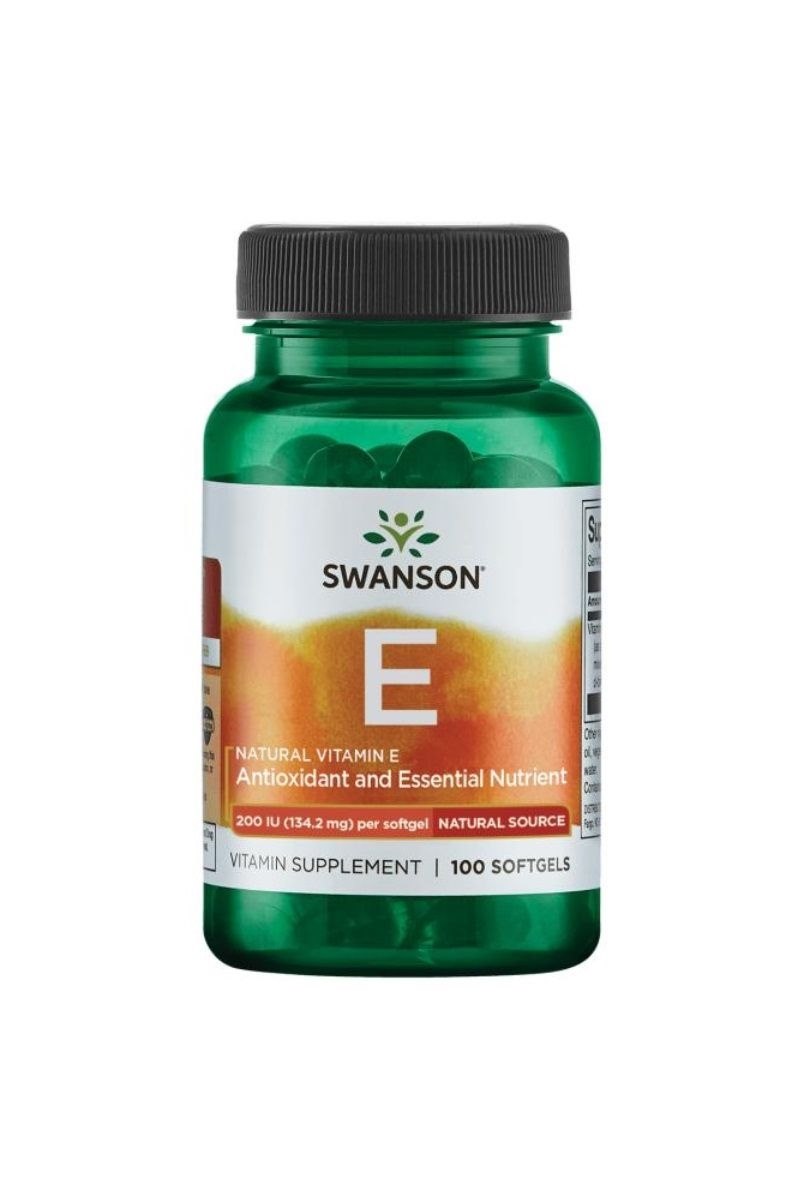SWANSON Witamina E Naturalna 200IU 100kaps
