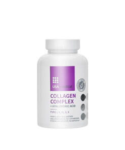 USA medical Collagen Complex - Collagen Capsule with 5 Types of Collagen (60 Capsules)
